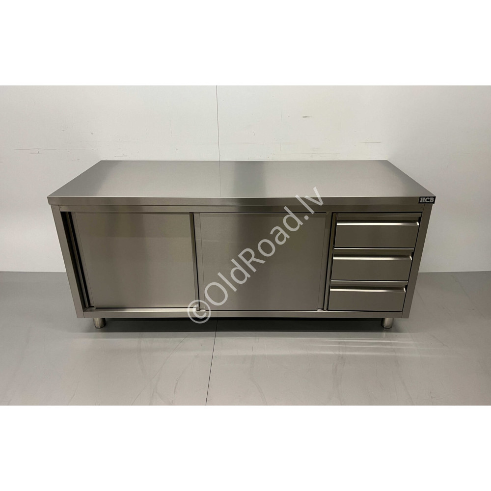 Work cabinet - work table Premium-line 180 cm Stainless steel HCB