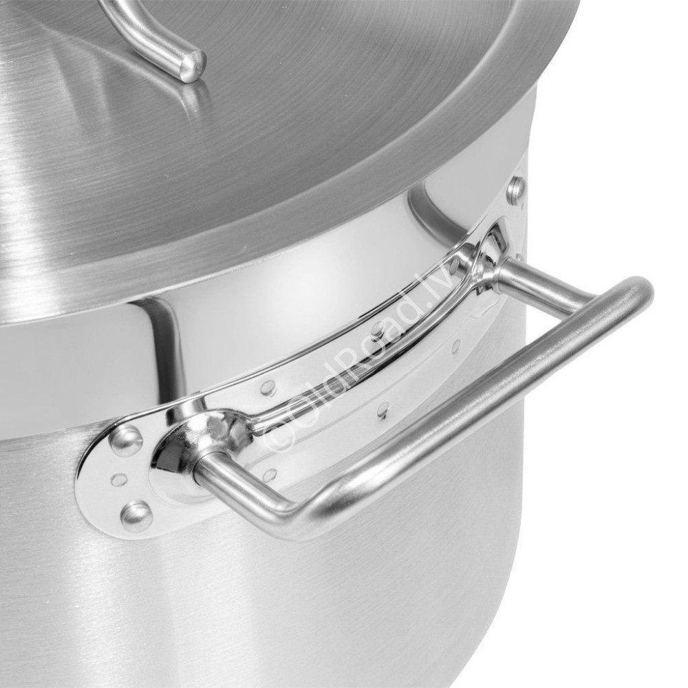 Pot with lid Mega-M PRO 17L 32×22 cm Stainless steel