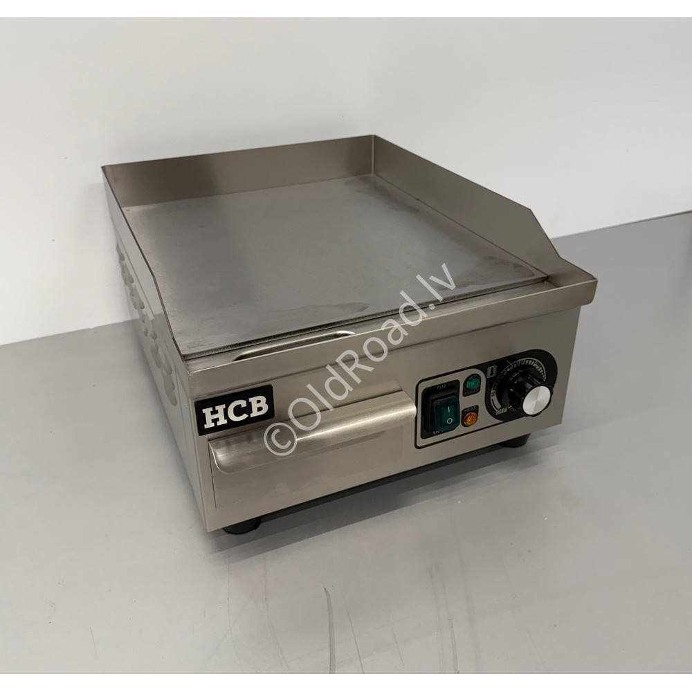 HCB smooth grill pan, 36 cm, 230 V Stainless steel