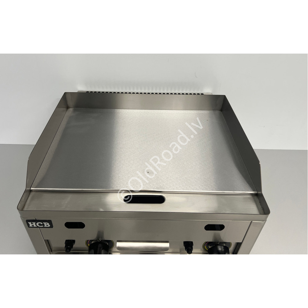 Smooth grill plate, 60 cm, Propane gas Stainless steel HCB