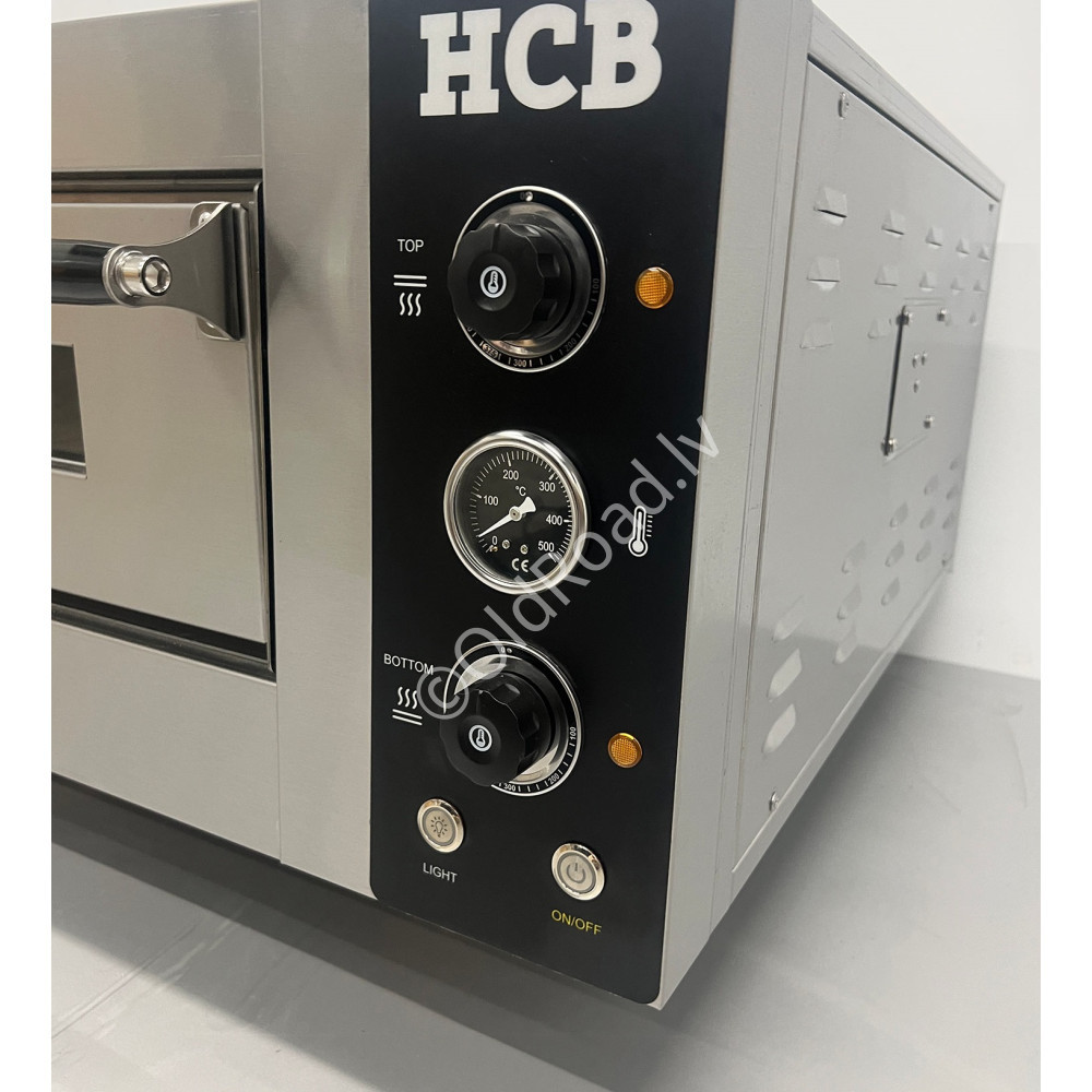 HCB pizza oven 6 pizzas  400V  stainless steel