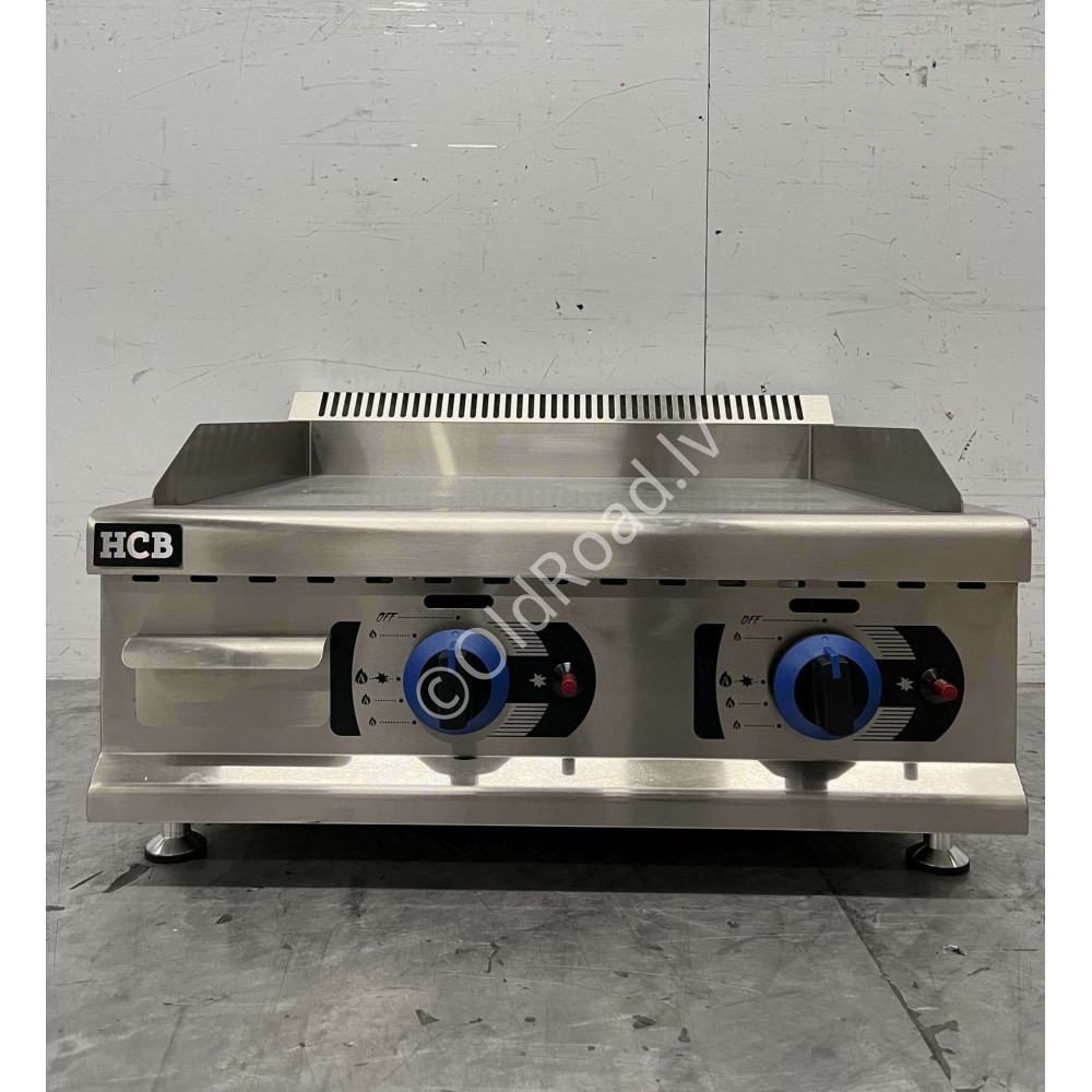 Grill plate, smooth, 65.5 cm HCB Stainless steel