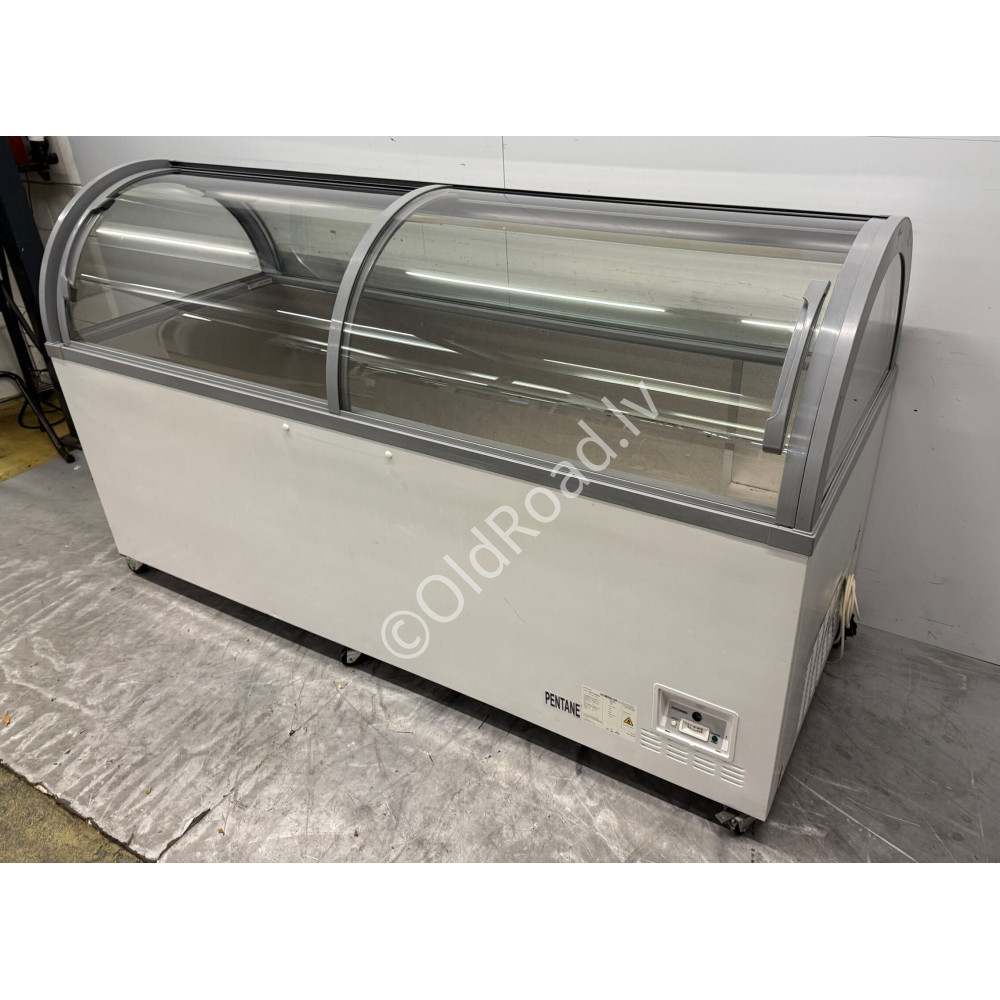 AHT Mobile Freezer with glass dome 710 litres 230V