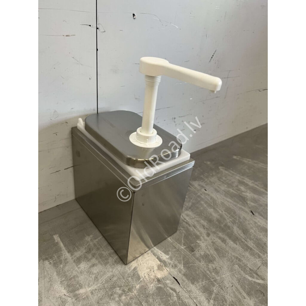 HCB sauce pump - dispenser 2 liters Stainless steel