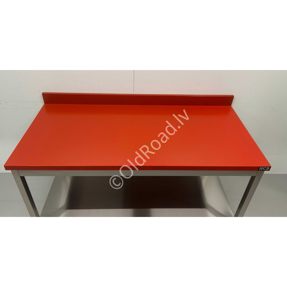 Workbench Premium-line 160 cm with polyethylene PE cutting surface Stainless steel HCB