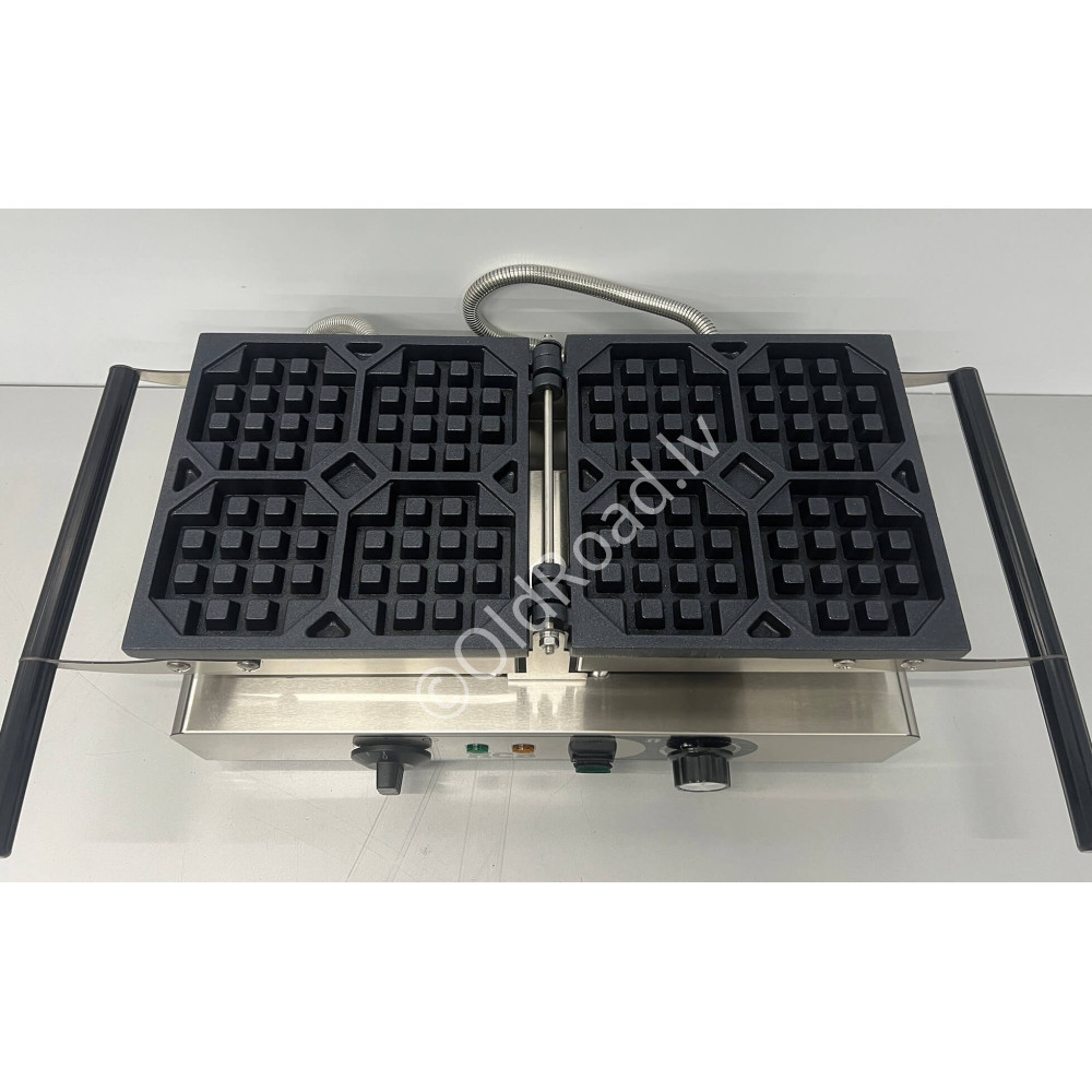 HCB waffle iron with timer, 230 V Stainless steel