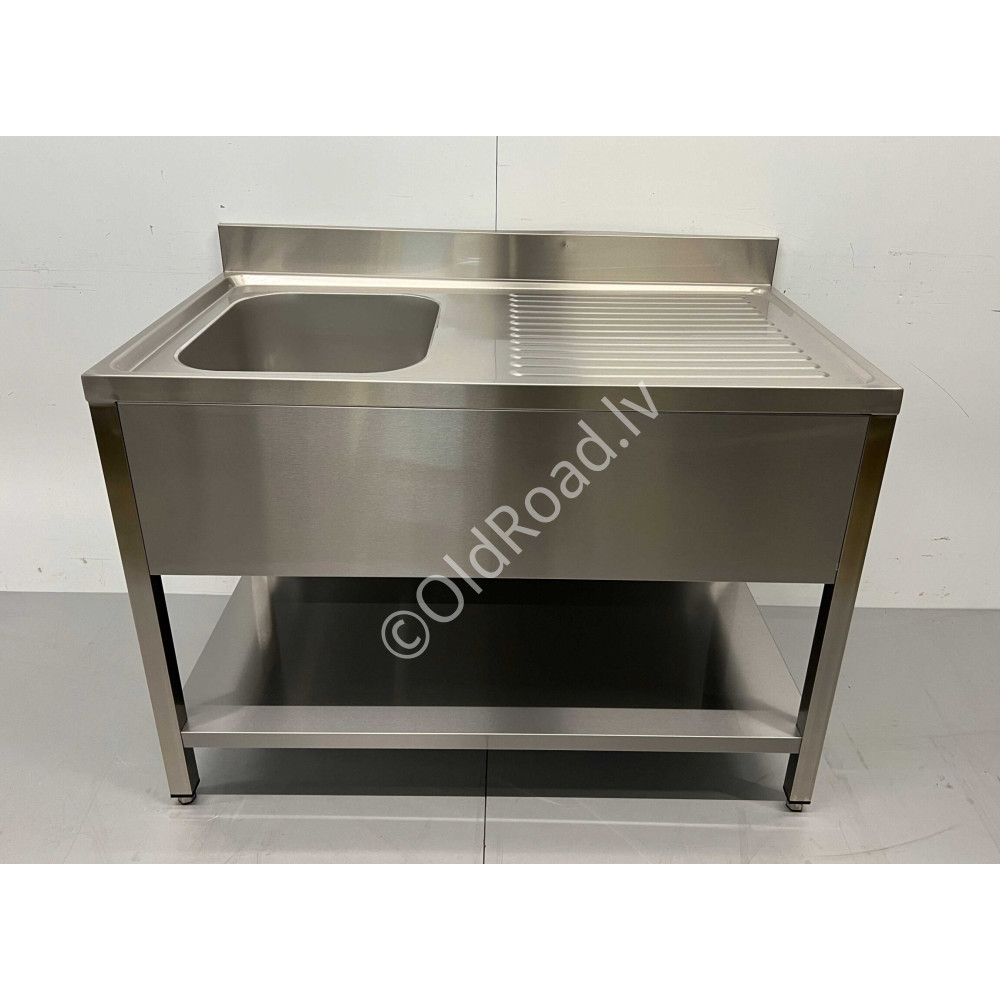 HCB sink, welded, Premium-line, 120 cm Stainless steel