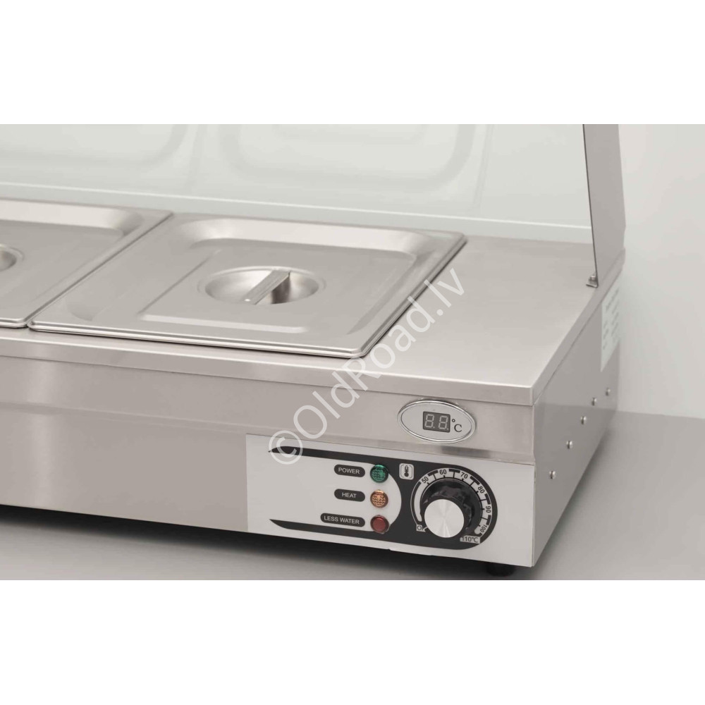 Bain-marie 3 x 1/2 GN 95 cm 230V HCB Stainless steel