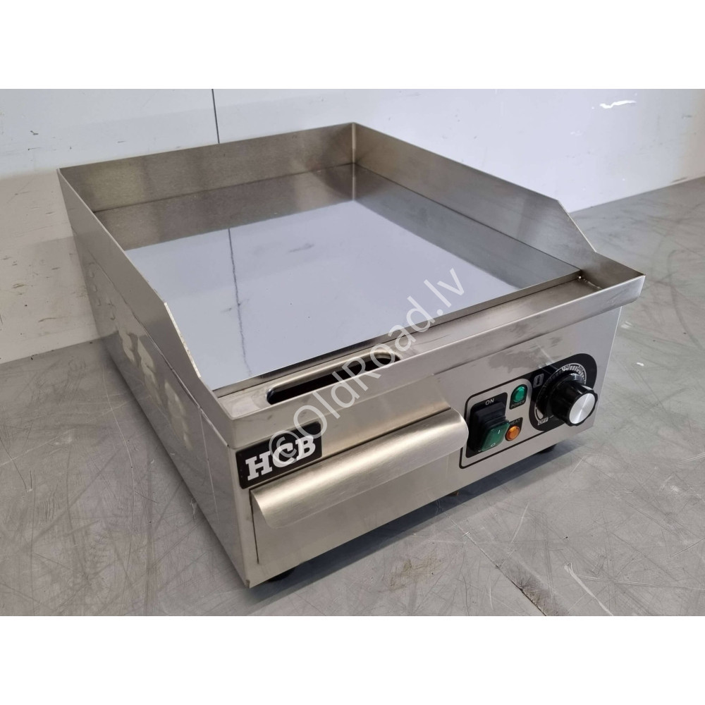 HCB chrome grill pan 36 cm 230V Stainless steel
