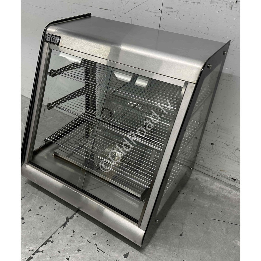 Heated display case 63.5 cm HCB Stainless steel