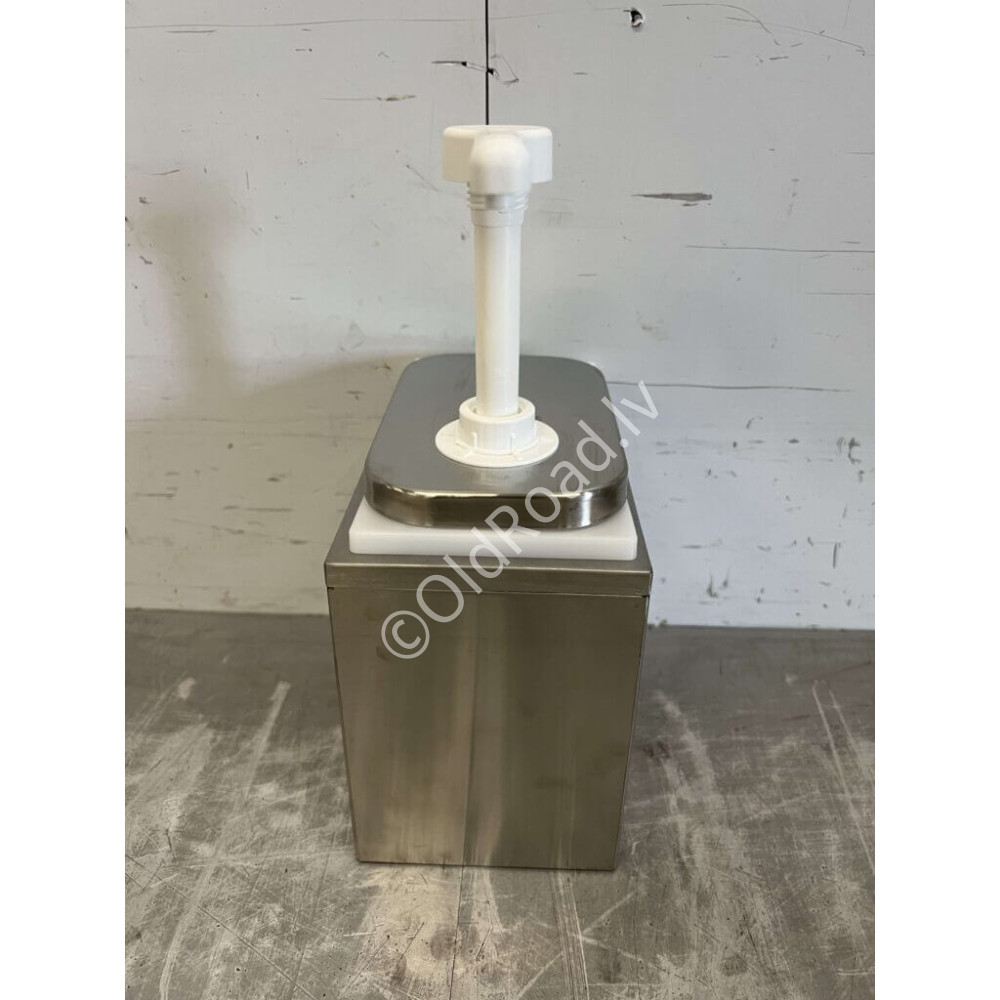 HCB sauce pump - dispenser 2 liters Stainless steel