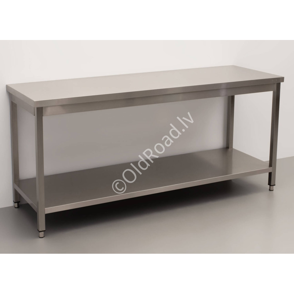 HCB 180cm work table Basic-line Stainless steel