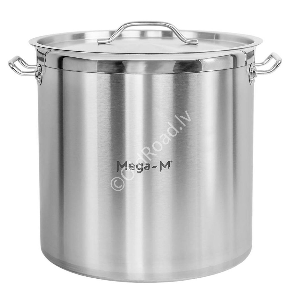 Pot with lid 50L Stainless steel Mega-M PRO