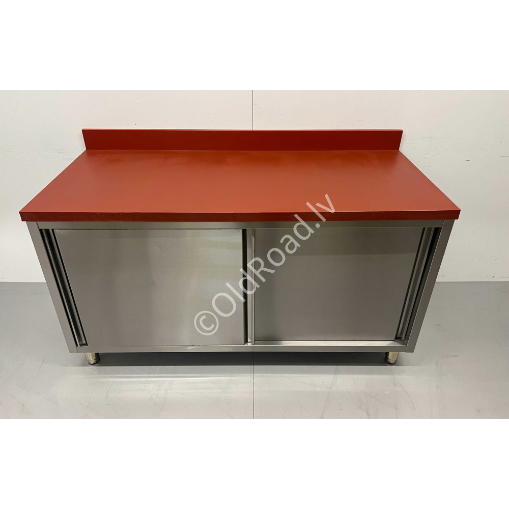 Work cabinet - table Premium-line 160 cm Stainless steel HCB