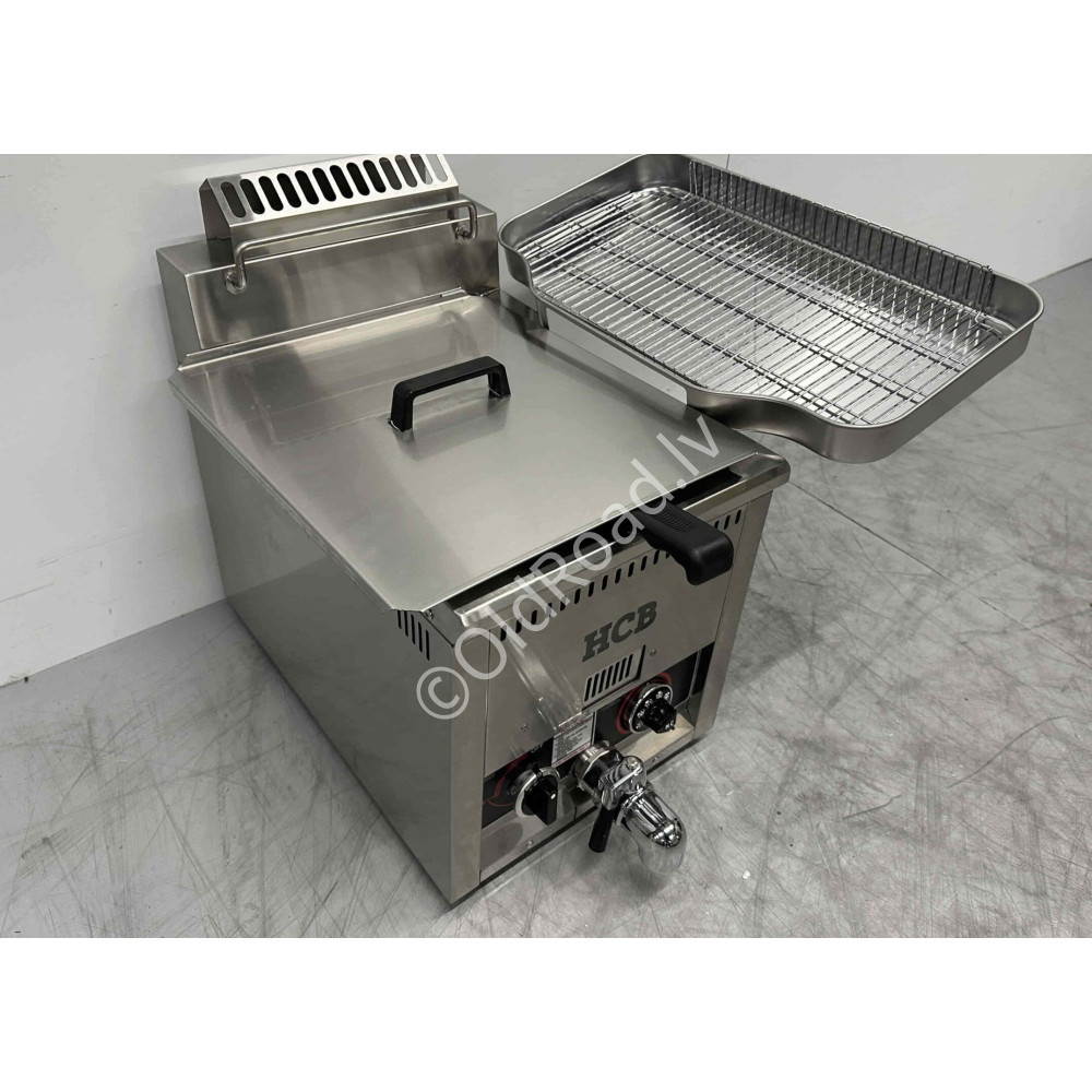 Deep fryer 21 liters, natural gas HCB stainless steel