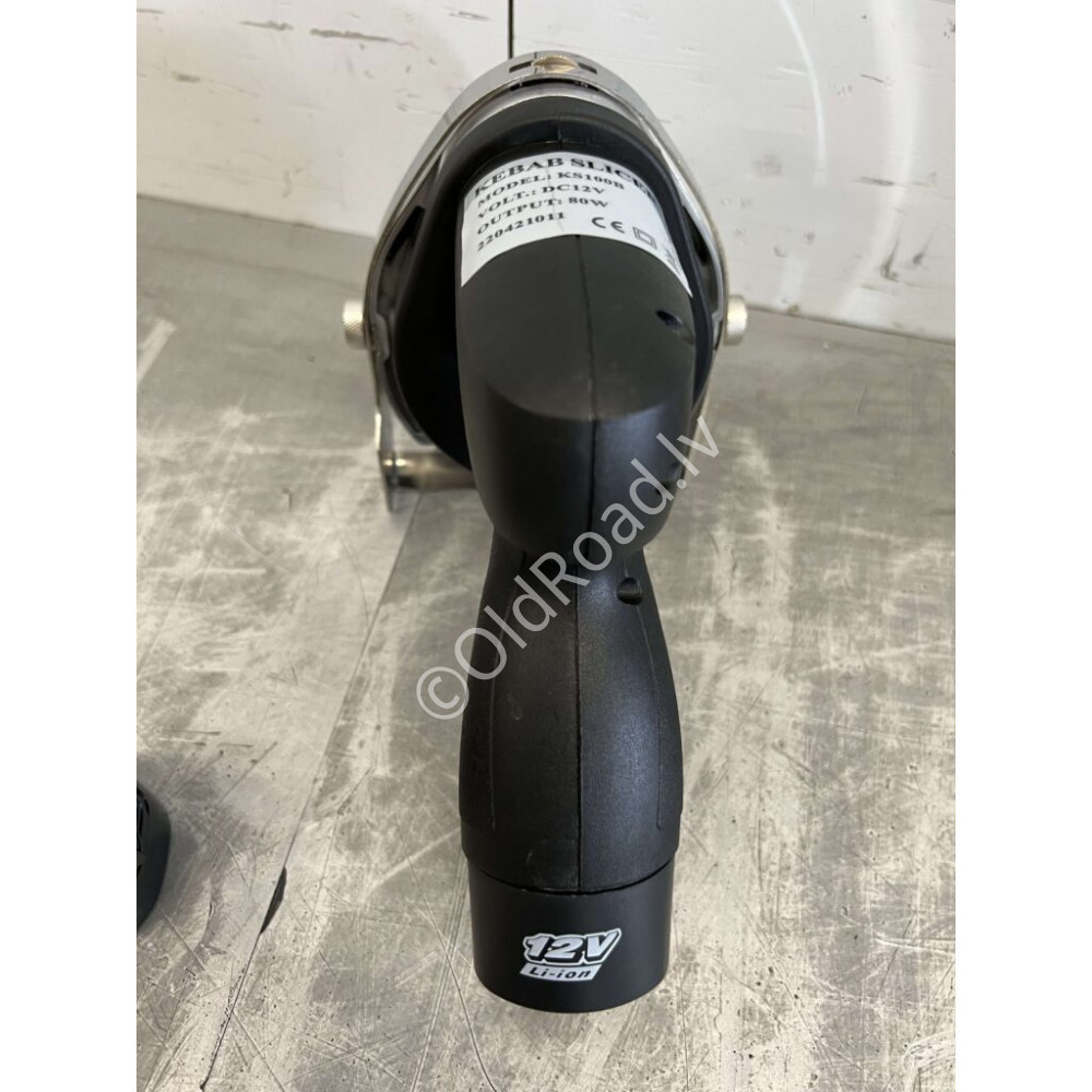 Cordless doner knife for kebab cutter. Capacity 60 kg/day HCB Stainless steel