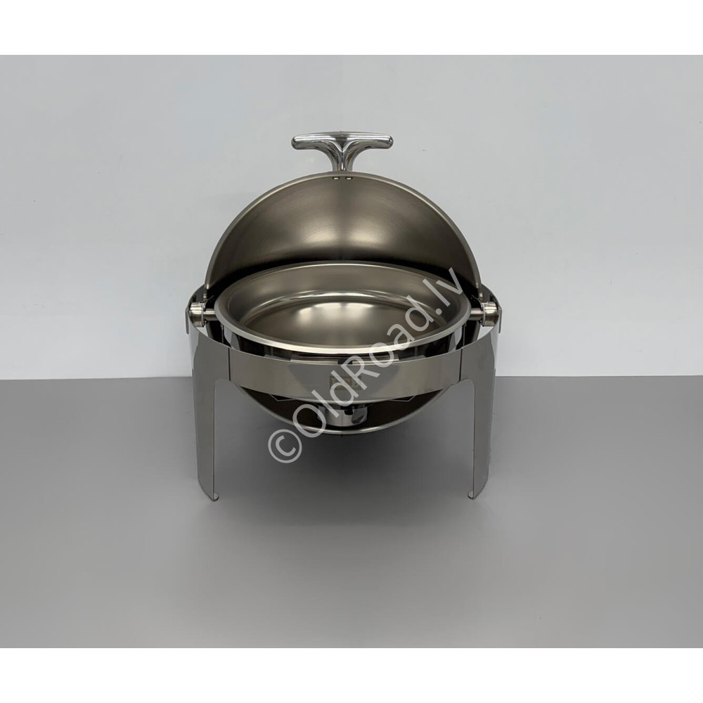 6 liter round heat-resistant container with rolling surface made of stainless steel HCB