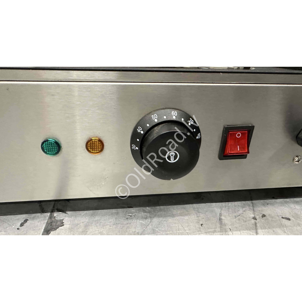 Heated display case 63.5 cm HCB Stainless steel
