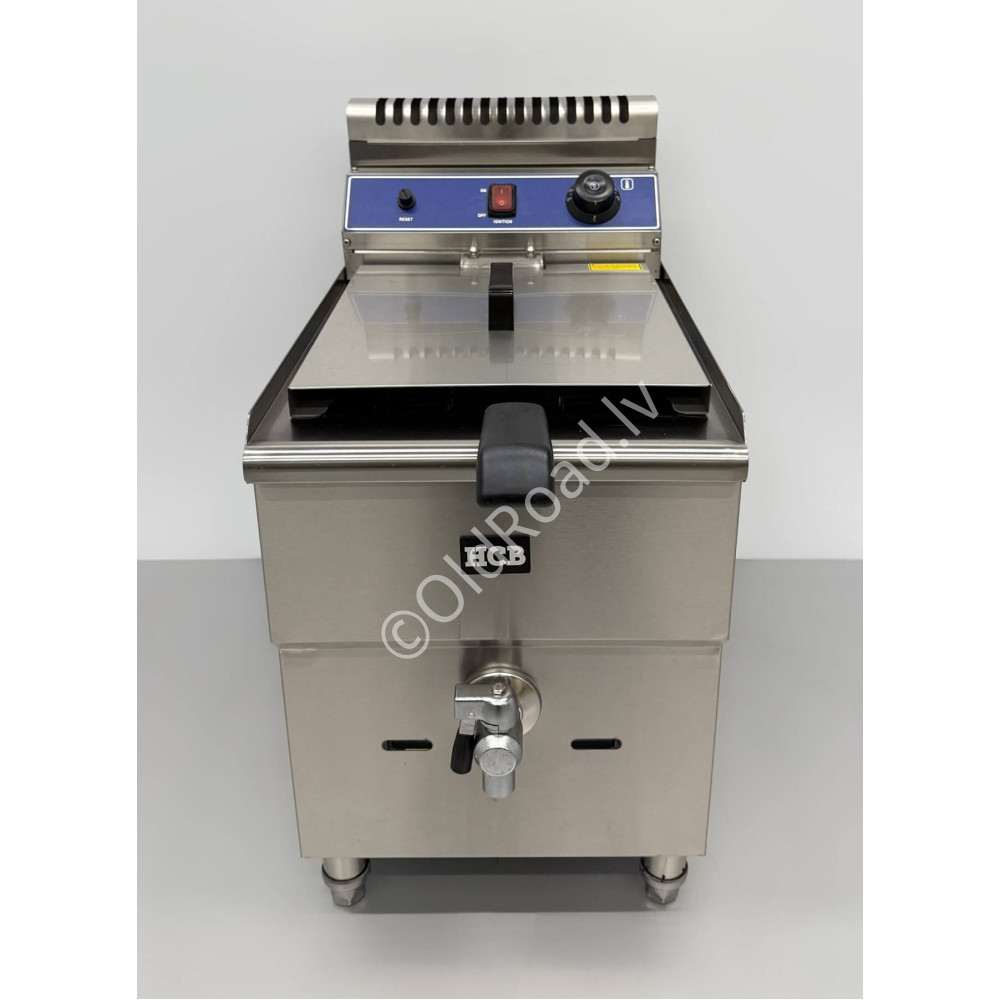 HCB deep fryer, 14 liters, Propane gas Stainless steel