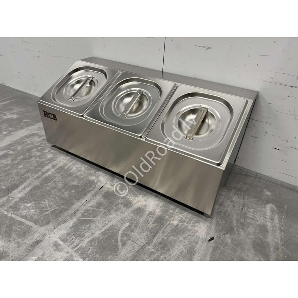 GN container holder 3 x 1/6 50 cm Stainless steel
