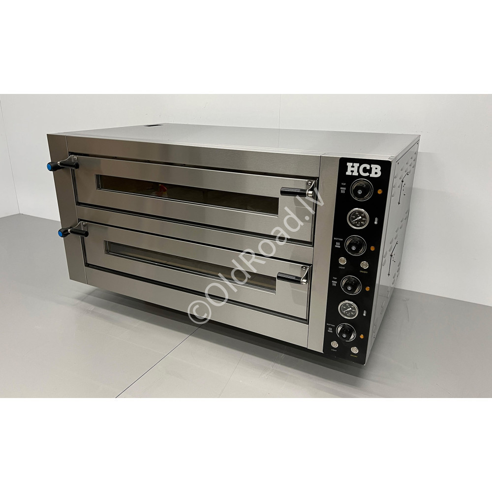 HCB pizza oven 2 x 6 pizzas 400V stainless steel