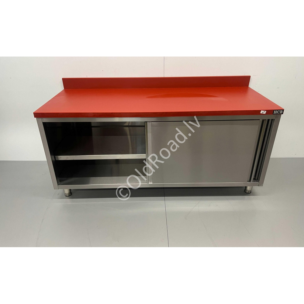 Work cabinet - table Premium-line 180 cm Stainless steel HCB