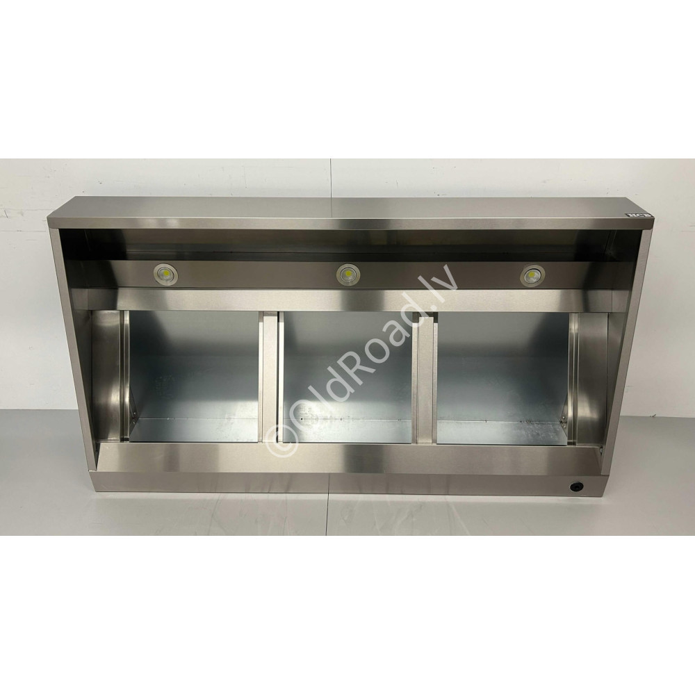 HCB 180cm Cooker Hood with Grille Filters. Premium-line Sloping Model Stainless Steel
