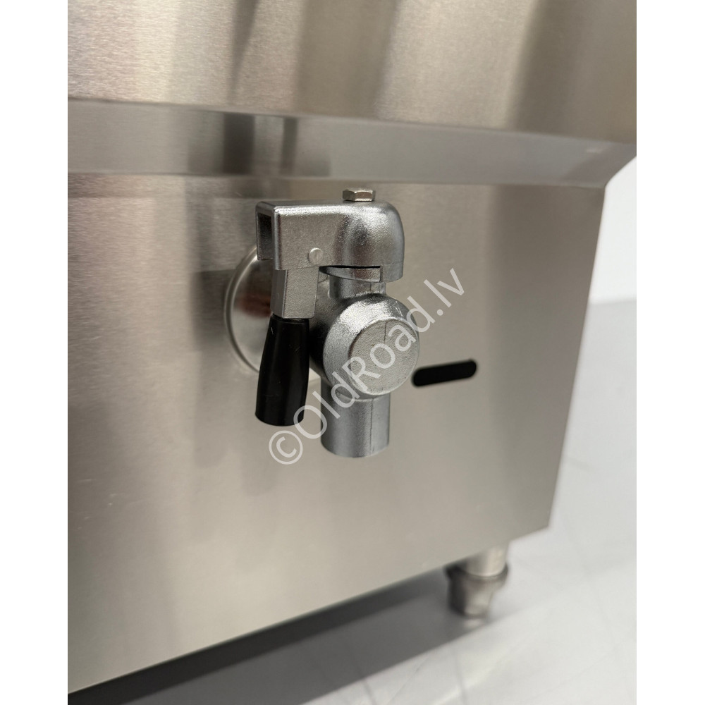 2 x 14 liter double fryer, propane gas HCB stainless steel