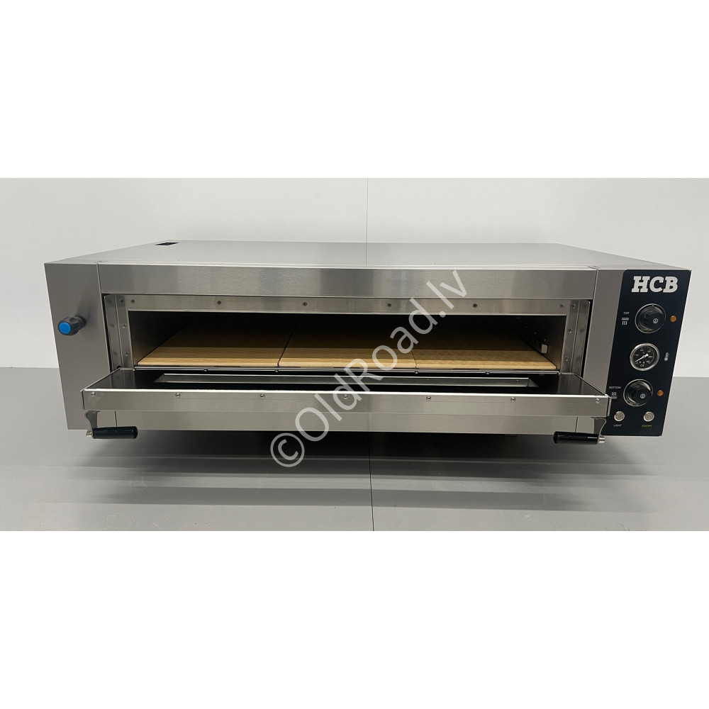 HCB pizza oven 6 pizzas  400V  stainless steel