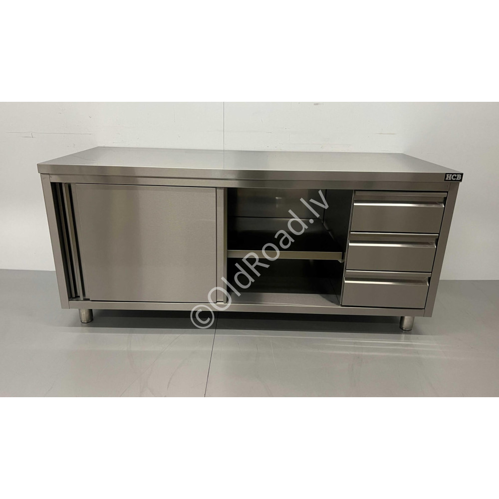 Work cabinet - work table Premium-line 180 cm Stainless steel HCB